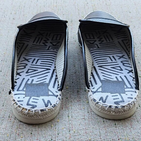 Dolce Vita Women Sandal Backless Flat Shoes Black Leather Upper Size 10 - Picture 7 of 11